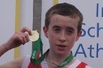 Ferghal Curtin shows his Gold
