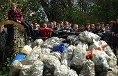 Transition Yr lads assist in Midleton Tidy Towns